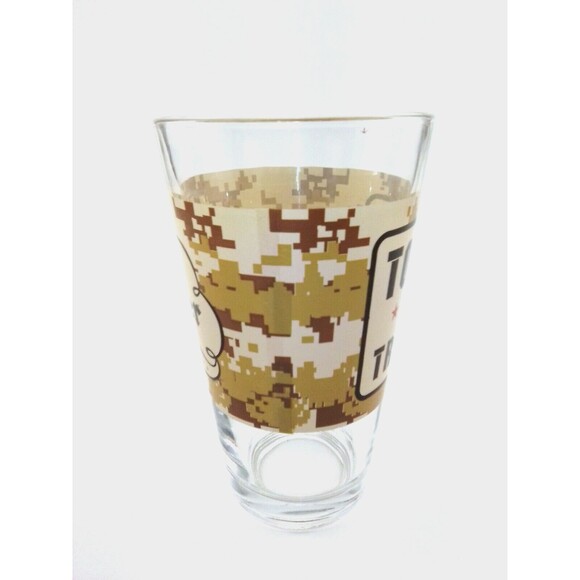 Toast Our Troops Etch Glass Beverage Glass Limited Edition Shiner Beer 14oz. - Picture 4 of 6